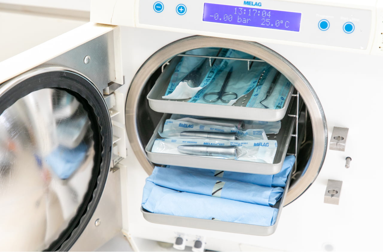 高水準の滅菌設備